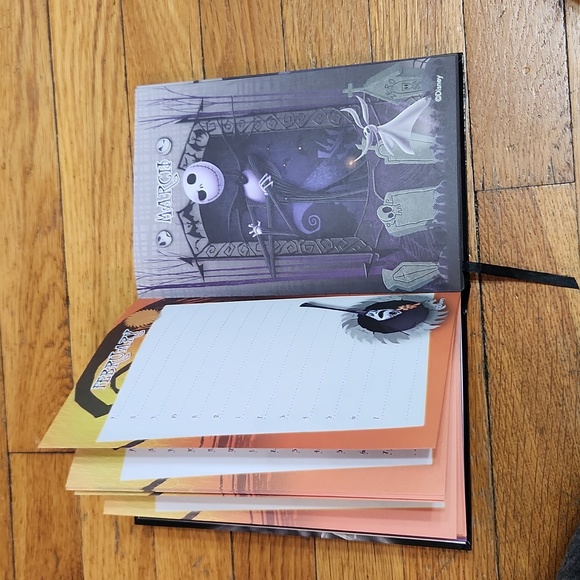 Nightmare Before Christmas Jack Skellington Undated Calender Notebook. - Picture 6 of 16